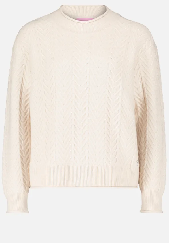 Betty Barclay Strick*Grobstrick-Pullover mit Struktur Light Beige Melange