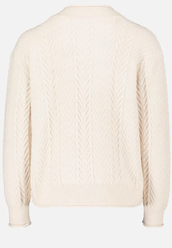 Betty Barclay Strick*Grobstrick-Pullover mit Struktur Light Beige Melange