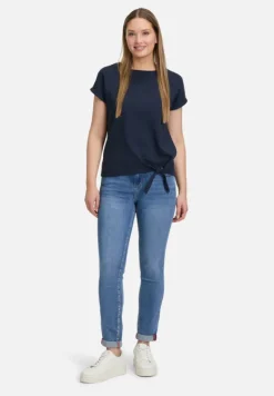 Betty Barclay Shirts*Halbarm-Shirt mit Schleifenknoten dunkelblau