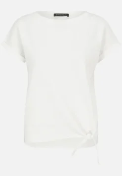Betty Barclay Shirts*Halbarm-Shirt mit Schleifenknoten Rohweiß
