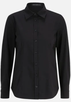 Betty Barclay Business Kleidung|Basics*Hemdbluse mit Kragen Schwarz