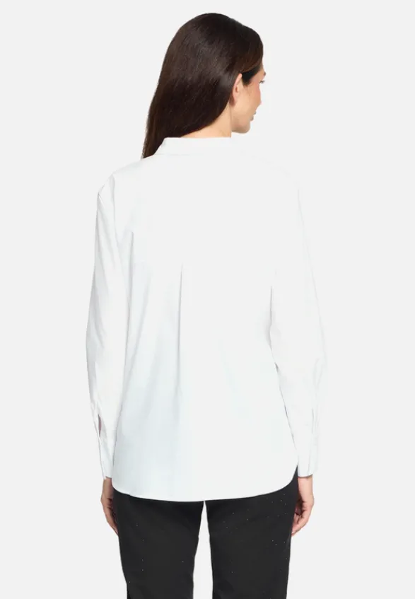 Betty Barclay Festliche Mode|Blusen*Hemdbluse mit Kragen Weiß