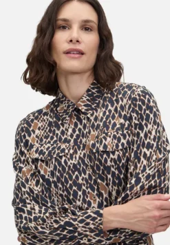 Betty Barclay Kleider*Hemdblusenkleid mit Bindegürtel Dark Blue/Brown