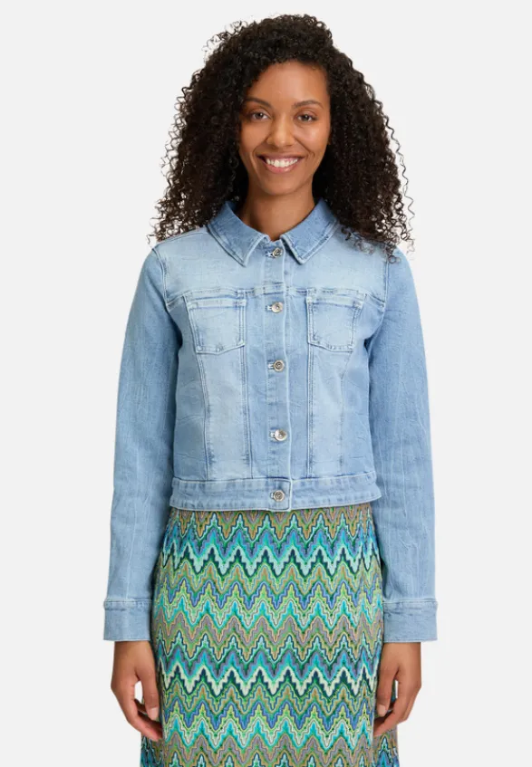 Betty Barclay Jacken*Jeansjacke langarm Light Blue Denim