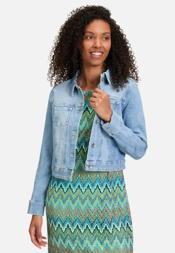 Betty Barclay Jacken*Jeansjacke langarm Light Blue Denim
