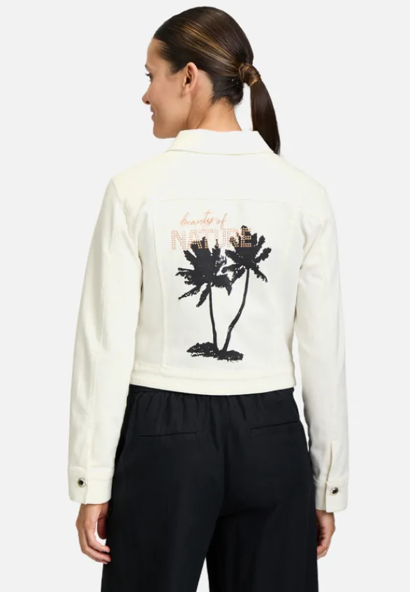 Betty Barclay Jacken*Jeansjacke langarm Rohweiß