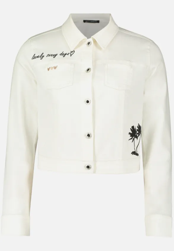 Betty Barclay Jacken*Jeansjacke langarm Rohweiß
