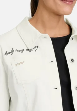 Betty Barclay Jacken*Jeansjacke langarm Rohweiß