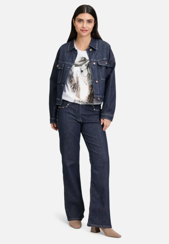 Betty Barclay Jacken*Jeansjacke langarm Dark Blue Denim