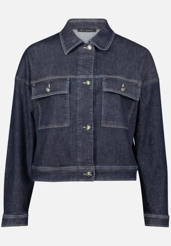 Betty Barclay Jacken*Jeansjacke langarm Dark Blue Denim