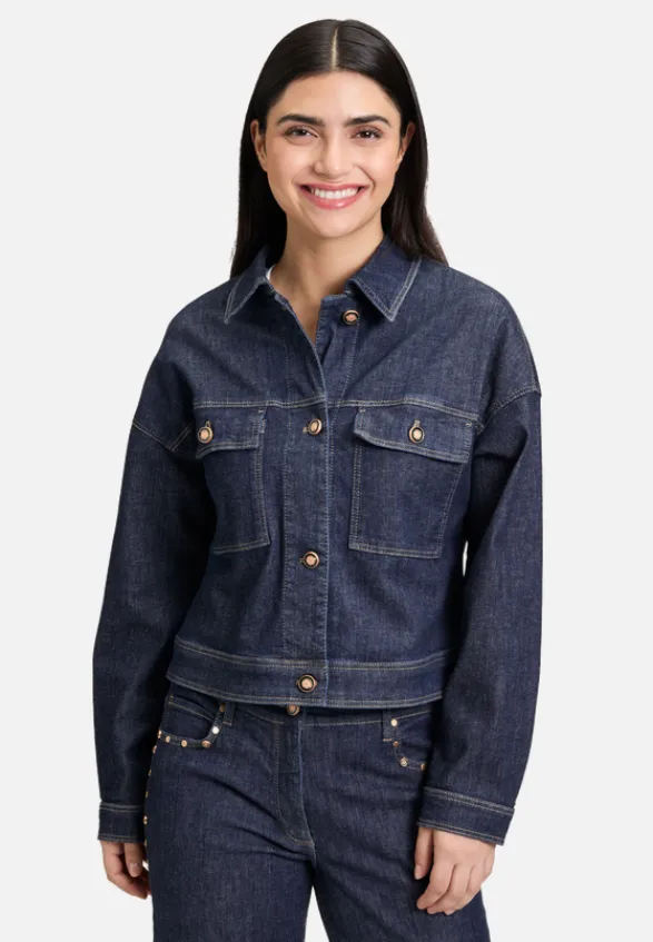 Betty Barclay Jacken*Jeansjacke langarm Dark Blue Denim