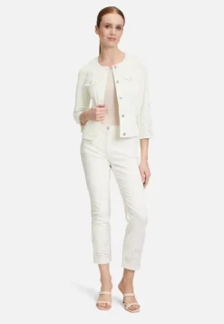 Betty Barclay Jacken*Jeansjacke mit 3/4 Arm Rohweiß