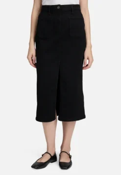 Betty Barclay Röcke*Jeansrock mit aufgesetzten Taschen Black Denim