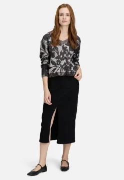 Betty Barclay Röcke*Jeansrock mit aufgesetzten Taschen Black Denim