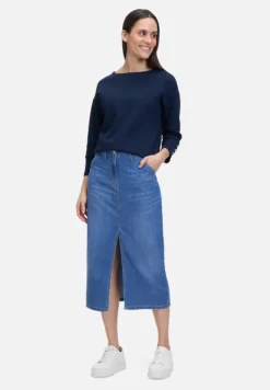 Betty Barclay Röcke*Jeansrock mit Waschung Blau
