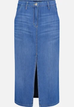 Betty Barclay Röcke*Jeansrock mit Waschung Blau