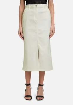 Betty Barclay Röcke*Jeansrock mit Waschung Rohweiß