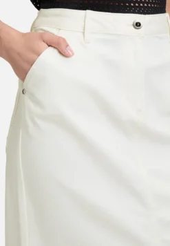 Betty Barclay Röcke*Jeansrock mit Waschung Rohweiß