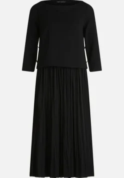 Betty Barclay Kleider*Jerseykleid mit Plissee Schwarz