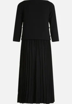 Betty Barclay Kleider*Jerseykleid mit Plissee Schwarz