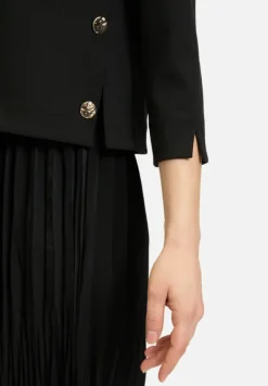 Betty Barclay Kleider*Jerseykleid mit Plissee Schwarz