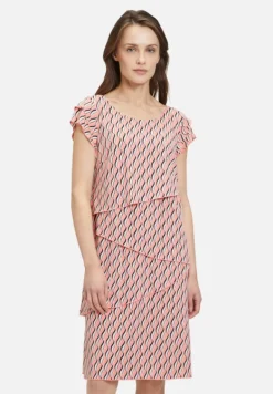 Betty Barclay Festliche Mode|Kleider*Jerseykleid mit Stufen Rose/Cream