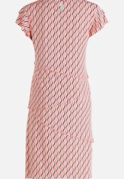 Betty Barclay Festliche Mode|Kleider*Jerseykleid mit Stufen Rose/Cream