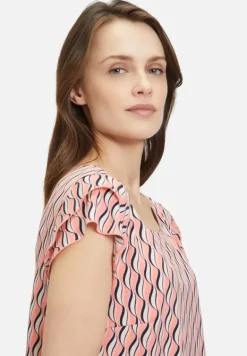 Betty Barclay Festliche Mode|Kleider*Jerseykleid mit Stufen Rose/Cream