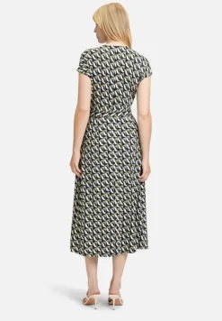 Betty Barclay Kleider*Jerseykleid mit V-Ausschnitt Dark Blue/Green