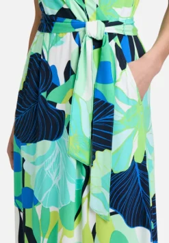 Betty Barclay Kleider*Jerseykleid ohne Arm Green/Blue