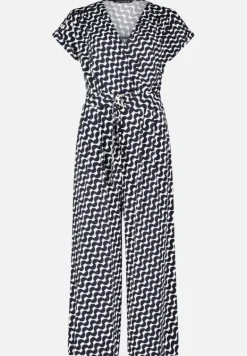 Betty Barclay Jumpsuits|Business Kleidung*Jumpsuit mit Eingrifftaschen Dunkelblau/Weiß