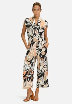 Betty Barclay Jumpsuits|Festliche Mode*Jumpsuit mit Eingrifftaschen Schwarz/Braun