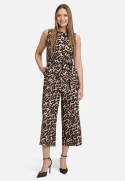 Betty Barclay Business Kleidung|Jumpsuits*Jumpsuit mit Eingrifftaschen Schwarz/Beige
