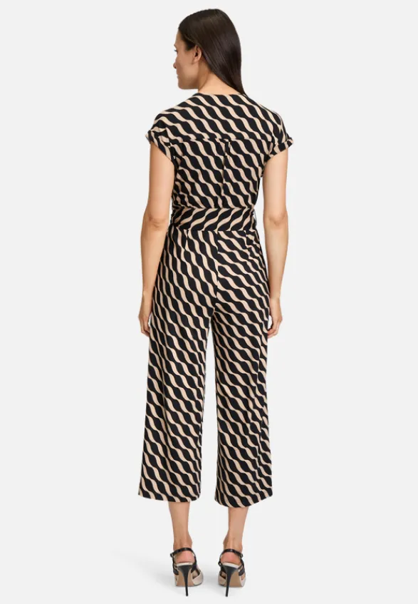 Betty Barclay Festliche Mode|Jumpsuits*Jumpsuit mit Eingrifftaschen Schwarz/Beige