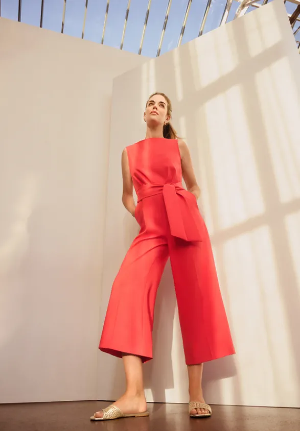 Betty Barclay Business Kleidung|Festliche Mode*Jumpsuit mit Eingrifftaschen Poppy Red