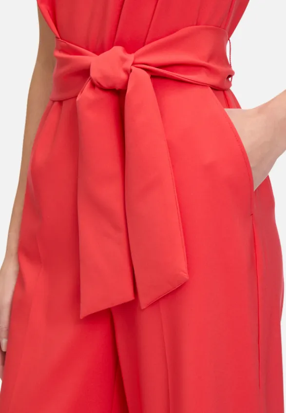 Betty Barclay Business Kleidung|Festliche Mode*Jumpsuit mit Eingrifftaschen Poppy Red
