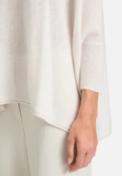 Betty Barclay Strick|Kaschmir*Kaschmir-Pullover mit überschnittenen Ärmeln beige