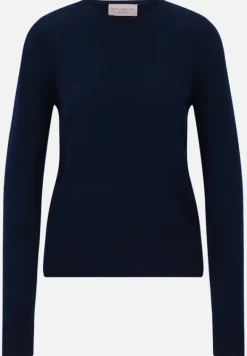 Betty Barclay Strick|Kaschmir*Kaschmir-Pullover mit Rundhalsausschnitt dunkelblau