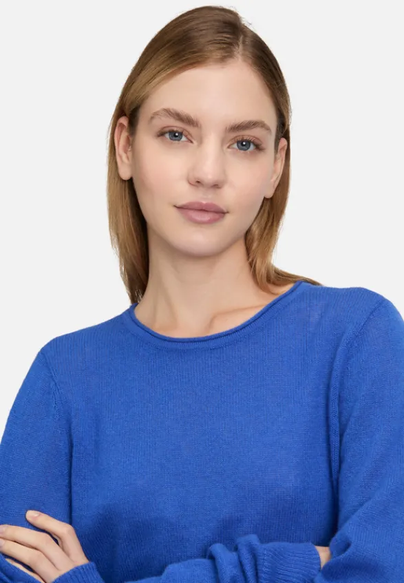 Betty Barclay Strick|Kaschmir*Kaschmir-Pullover mit Rundhalsausschnitt Adria