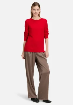 Betty Barclay Kaschmir|Strick*Kaschmir-Pullover mit Rundhalsausschnitt Rot