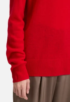 Betty Barclay Kaschmir|Strick*Kaschmir-Pullover mit Rundhalsausschnitt Rot