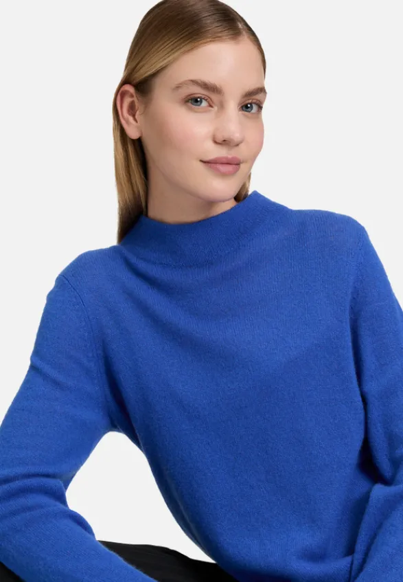 Betty Barclay Basics|Strick*Kaschmir-Pullover mit Stehkragen Adria