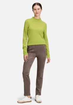 Betty Barclay Strick|Kaschmir*Kaschmir-Pullover mit Stehkragen Fresh Moss