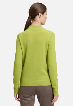 Betty Barclay Strick|Kaschmir*Kaschmir-Pullover mit Stehkragen Fresh Moss