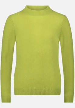 Betty Barclay Strick|Kaschmir*Kaschmir-Pullover mit Stehkragen Fresh Moss