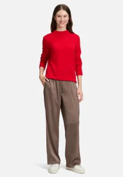 Betty Barclay Basics|Strick*Kaschmir-Pullover mit Stehkragen Rot