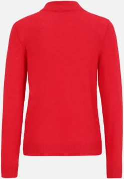 Betty Barclay Basics|Strick*Kaschmir-Pullover mit Stehkragen Rot