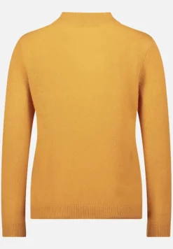 Betty Barclay Strick|Kaschmir*Kaschmir-Pullover mit Stehkragen gold