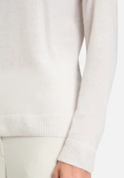 Betty Barclay Strick|Kaschmir*Kaschmir-Pullover mit Stehkragen beige