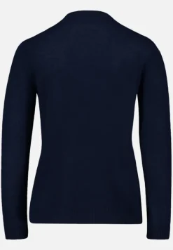 Betty Barclay Basics|Strick*Kaschmir-Pullover mit Stehkragen dunkelblau